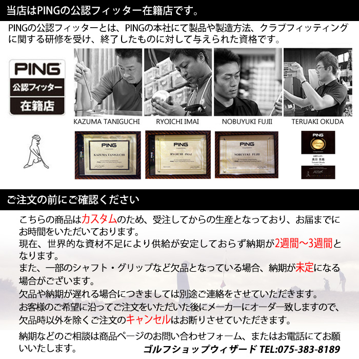 ピン ゴルフ PING i230 アイアン PING TOUR 2.0 CHROME I 6I~PW(5本セット) 日本正規品 ping i230 IRON｜wizard｜15