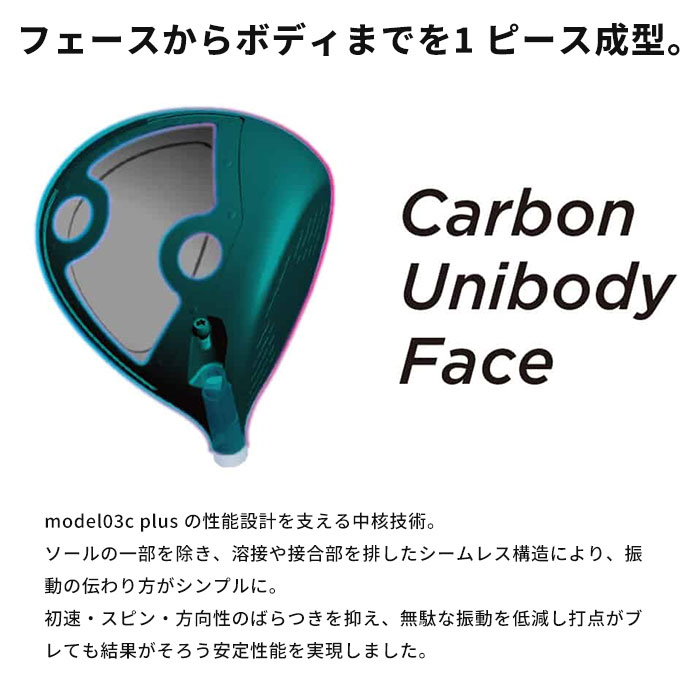 (カスタムドライバー) イオンスポーツ ジニコ EON GINNICO MODEL 03C Plus DRIVER Auto Flex Shaft | GINNICO | 02