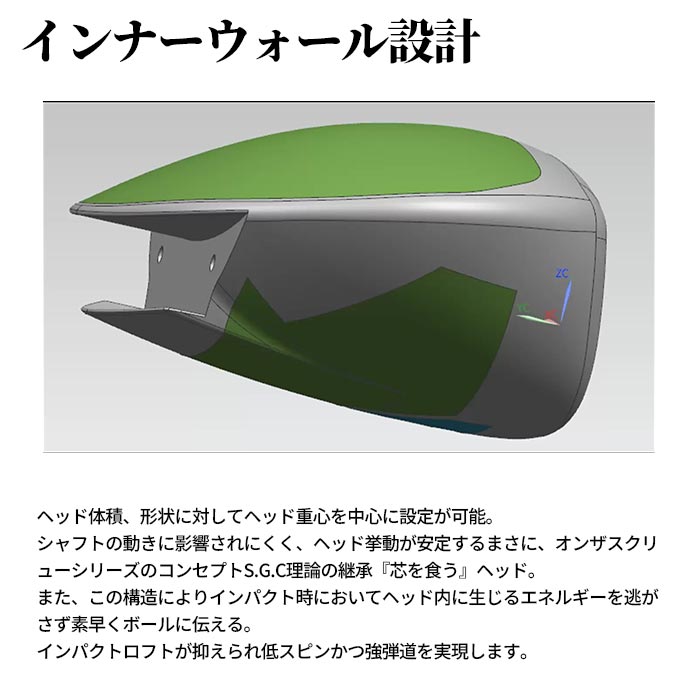 muziik (カスタムクラブ)ムジーク On The Screw DD GOAT ドライバー