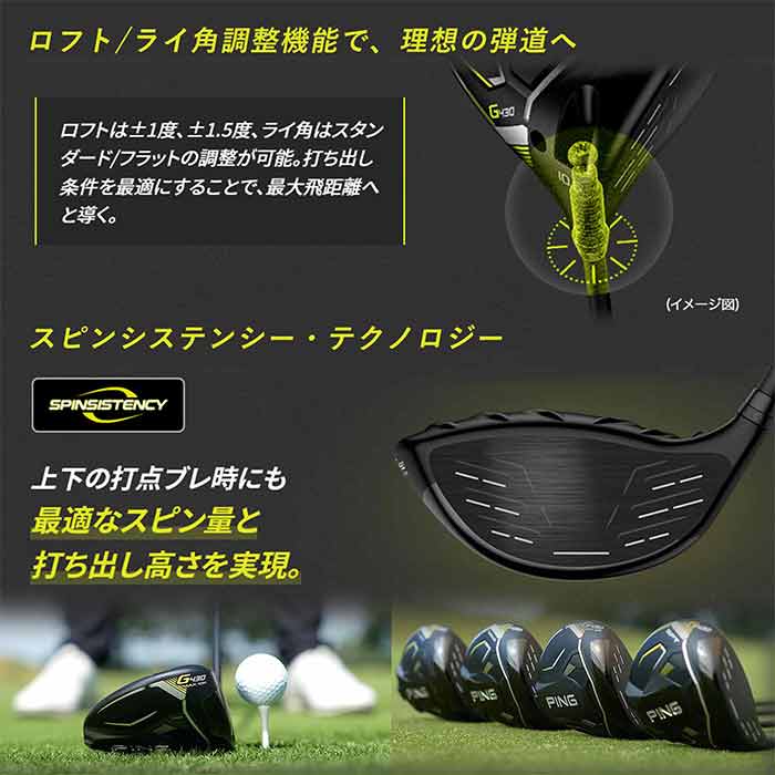 ピン ゴルフ PING G430 MAX 10K ドライバー PING TOUR 2.0 BLACK 日本正規品 ping g430 max 10k 左右選択可 ピン｜wizard｜08