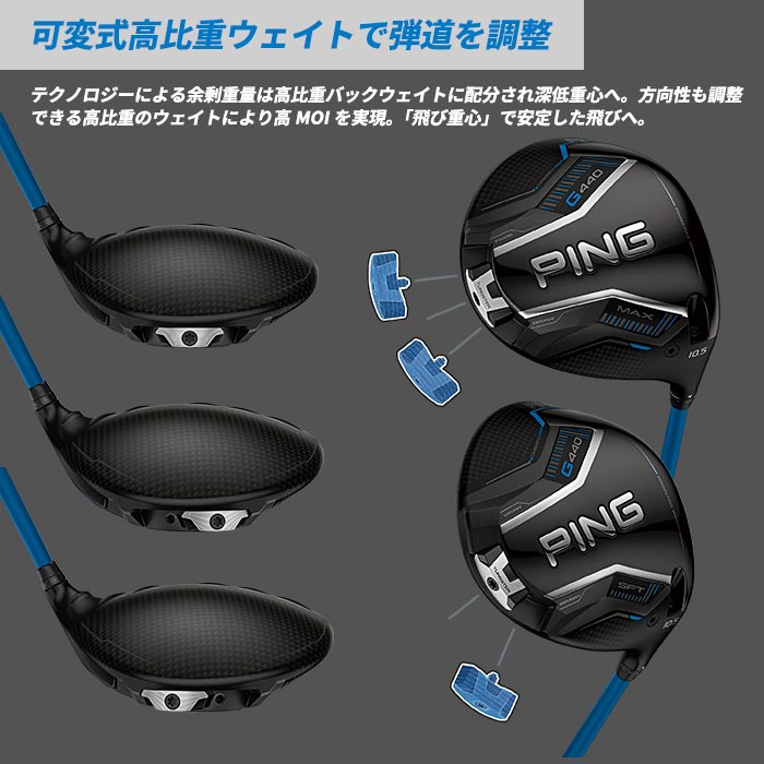 PING ピン G440HL ハイブリッド FUJIKURA SPEEDER NX GREY