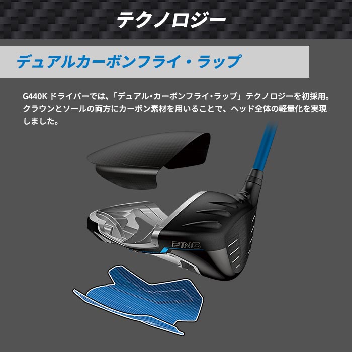 PING（ピン） 2月5日発売予定 ゴルフ PING G440 K HL ドライバー