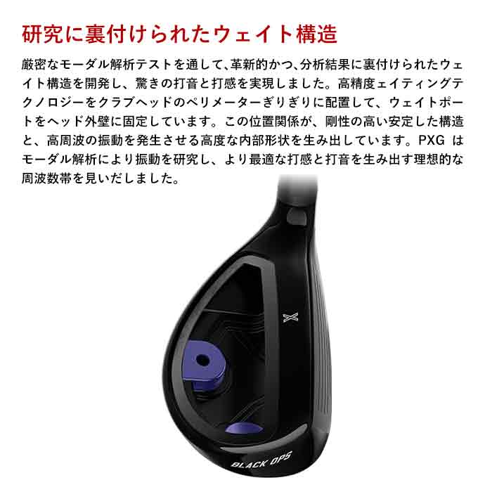 (カスタムクラブ) PXG 0311 BLACK OPS ハイブリッド DG EX TOUR ISSUE Parsons Xtreme Golf ユーティリティ (G)｜wizard｜05