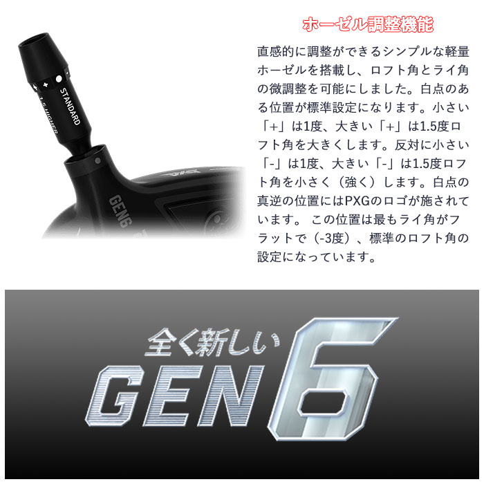 (カスタムクラブ) PXG 0311 GEN6 ドライバー オリムピック デラマックス プレミアム 020D Parsons Xtreme Golf｜wizard｜06