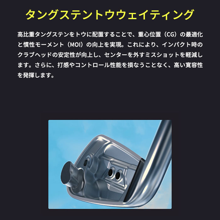ピーエックスジー PXG 0311 P GEN8 IRON 6I〜PW(5本セット)Dynamic Gold 105 Onyx Black (カスタムアイアン)の画像