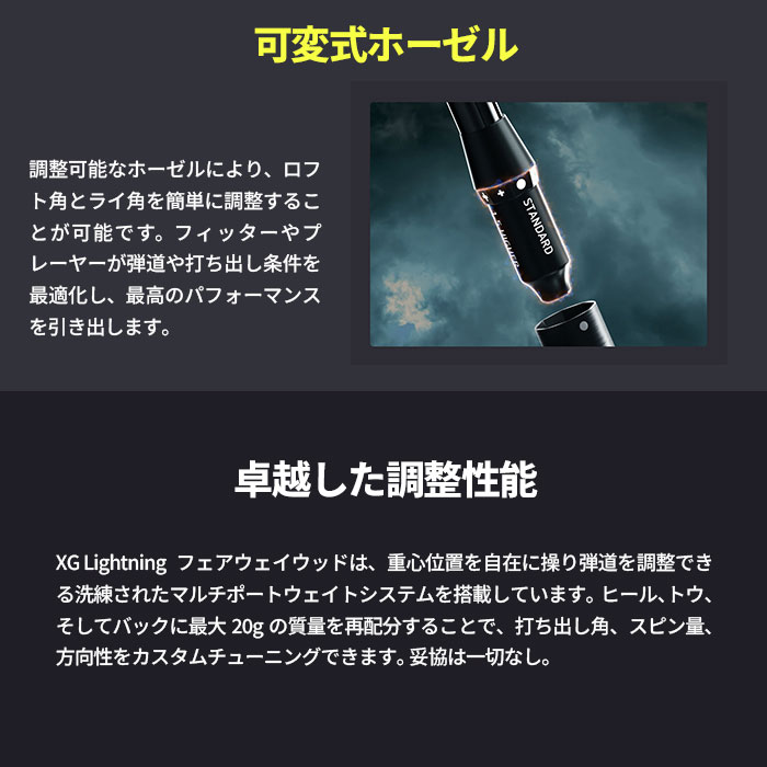 ピーエックスジー PXG Lightning Fairway Wood TENSEI PRO BLACK 1K Core (カスタムフェアウェイウッド)の画像