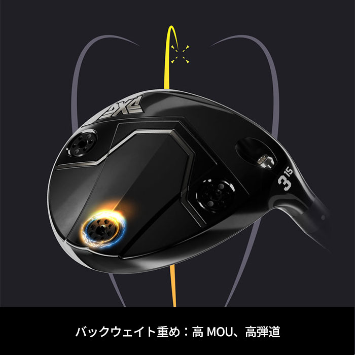 ピーエックスジー PXG Lightning Fairway Wood TENSEI PRO BLACK 1K Core (カスタムフェアウェイウッド)の画像
