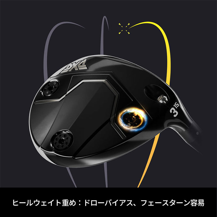 ピーエックスジー PXG Lightning Fairway Wood TENSEI PRO BLACK 1K Core (カスタムフェアウェイウッド)の画像