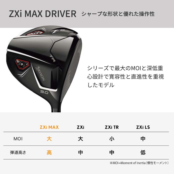 しの SRIXON 【メーカーカスタム】SRIXON ZXi MAX DRIVER スリクソン
