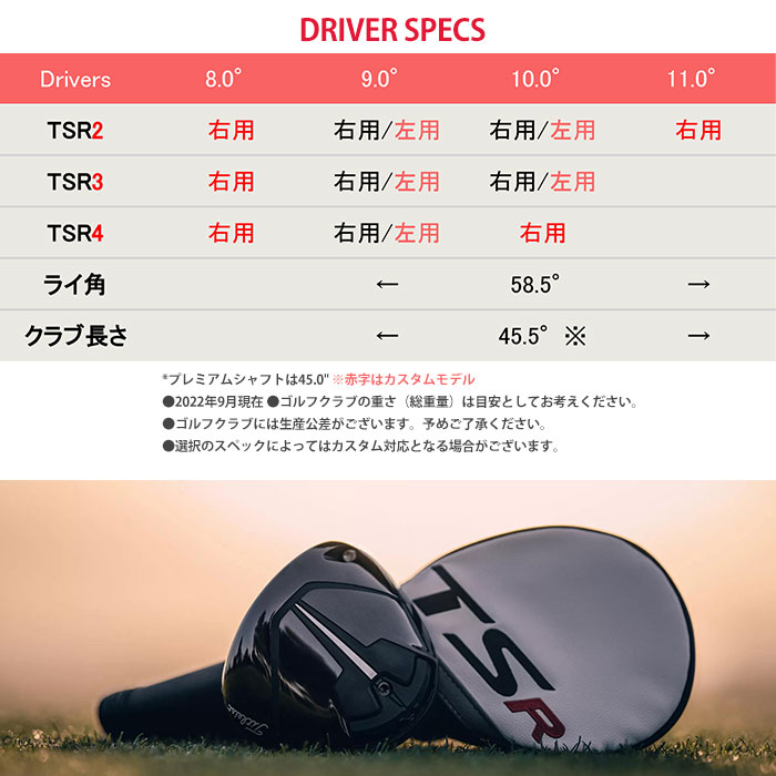 公式 グッズ 【メーカーカスタム】Titleist タイトリスト TSR3 ドライバー フジクラ VENTUS BLACK 【SKC1129232877】(41290円)