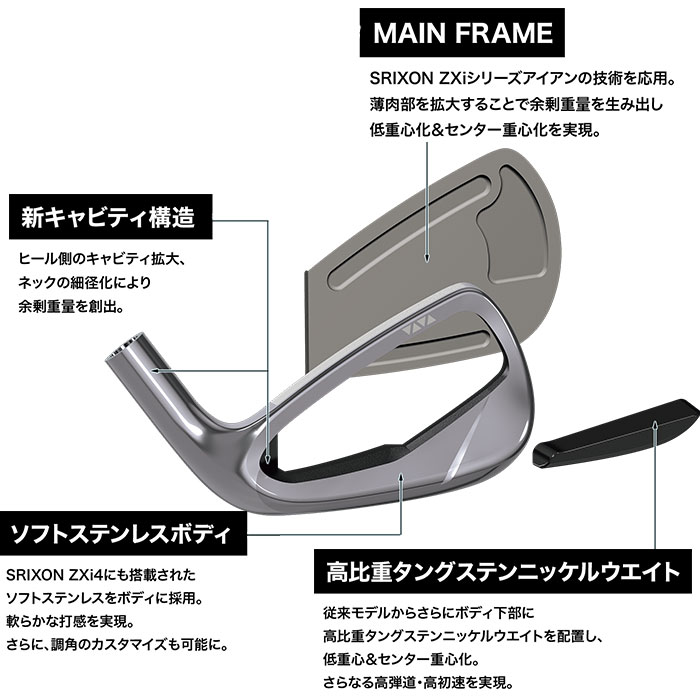 XXIO ゼクシオ アイアン 14+ IRON 6I-PW(5本セット) SPEEDER NX DST