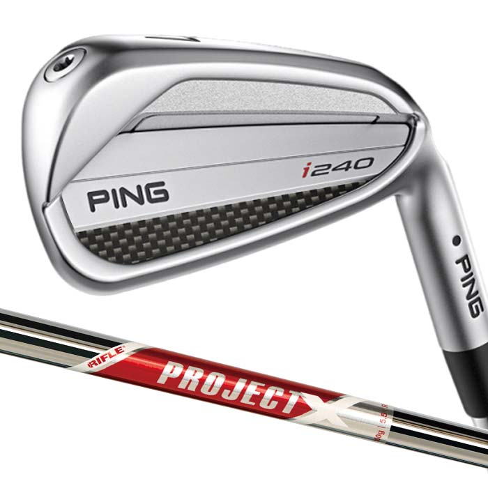 【極美品】PING i240 アイアン 5-PW プロジェクトXレッド 6.5 PING（ピン） ゴルフ PING i240 アイアン PROJECT X RED 6I~PW(5本