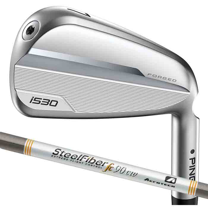 【メーカーカスタム】ピン ゴルフ PING i530 アイアン AEROTECH STEEL FIBER FC 6I~PW(5本セット) 日本正規品 ping I530 IRON 左右選択可 :I530 ST FF 1:ゴルフショップ ウィザード