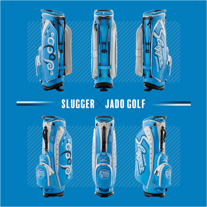ジャド ゴルフ JADO LT23-JCA Slugger × JADO コラボ スタンド キャディバッグ 9インチ｜wizard｜05