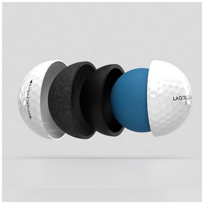 LAGOLF LA GOLF ゴルフ ボール 1ダース 12球入り : ゴルフショップ