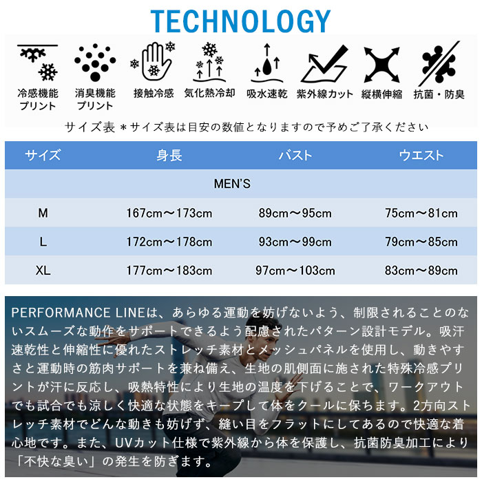 リデフ LIDEF FREEZE TECH PERFORMANCE LINE 冷感シャツ 長袖 クルーネック 氷撃｜wizard｜06