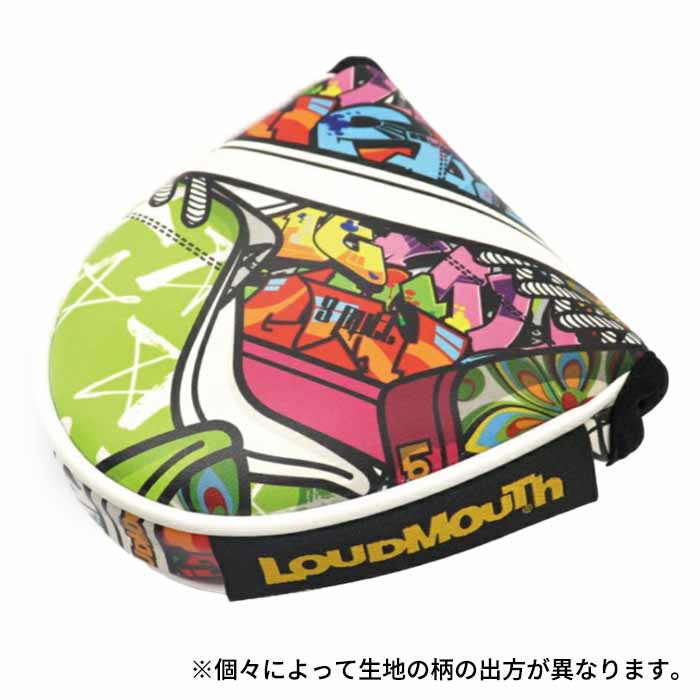 ラウドマウス Loud Mouth LM-HC-0018MT PU マレット型 パターカバー Loud Sneakers(400) ゴルフ PC用｜wizard｜03