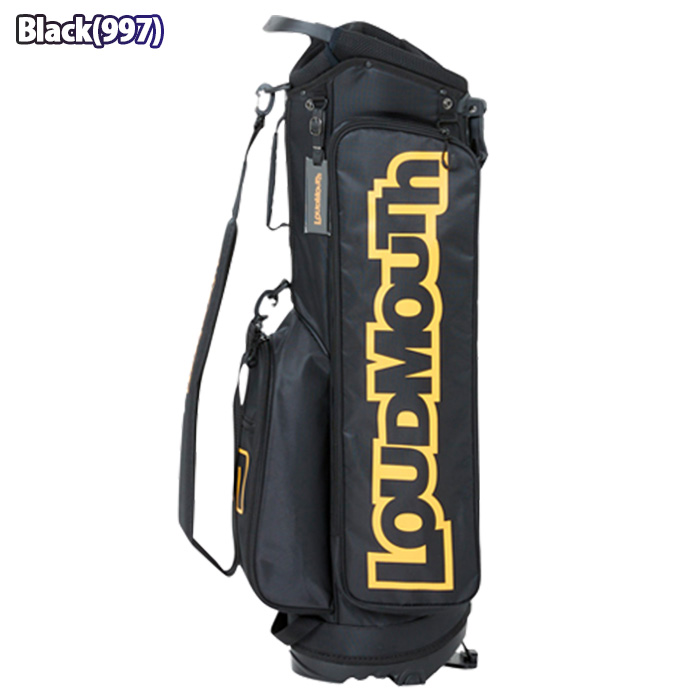 LOUDMOUTH スタンドバッグ LM-CB0019 軽量モデル　イエロー LOUDMOUTH ラウドマウス LM-CB0019 8.5型 スタンド キャディ
