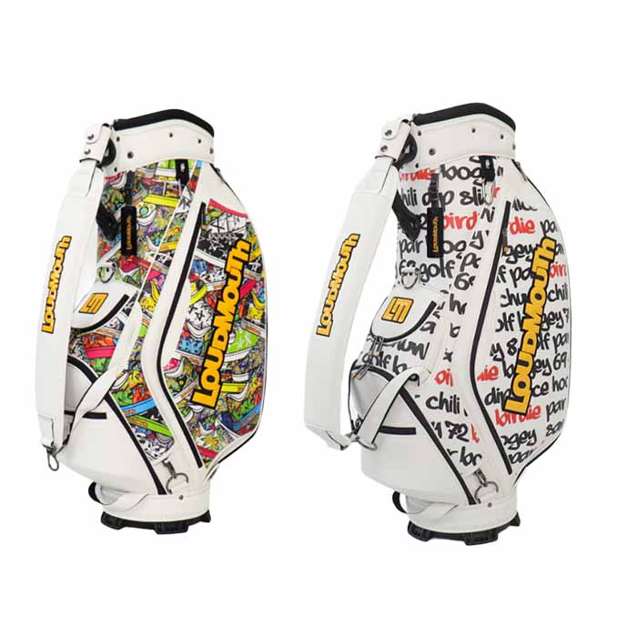 く日はお得♪ LOUDMOUTH キャディ PU LM-CB0027 Mouth Loud ラウドマウス ゴルフバッグ・キャディバッグ