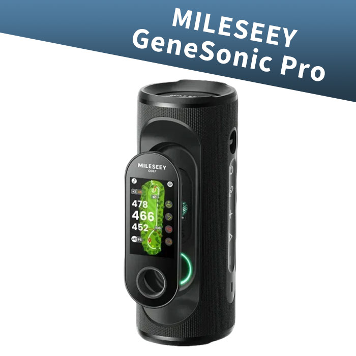 MILESEEY マイルシー GeneSonic Pro ゴルフ GPS スピーカー 分離式 GPSゴルフ距離計 | Mileseey