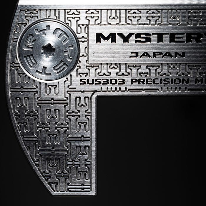 【美品】ミステリー パター フィン型マレットタイプパター MR300 MYSTERY ミステリー MR300 second パター フィン型 マレット