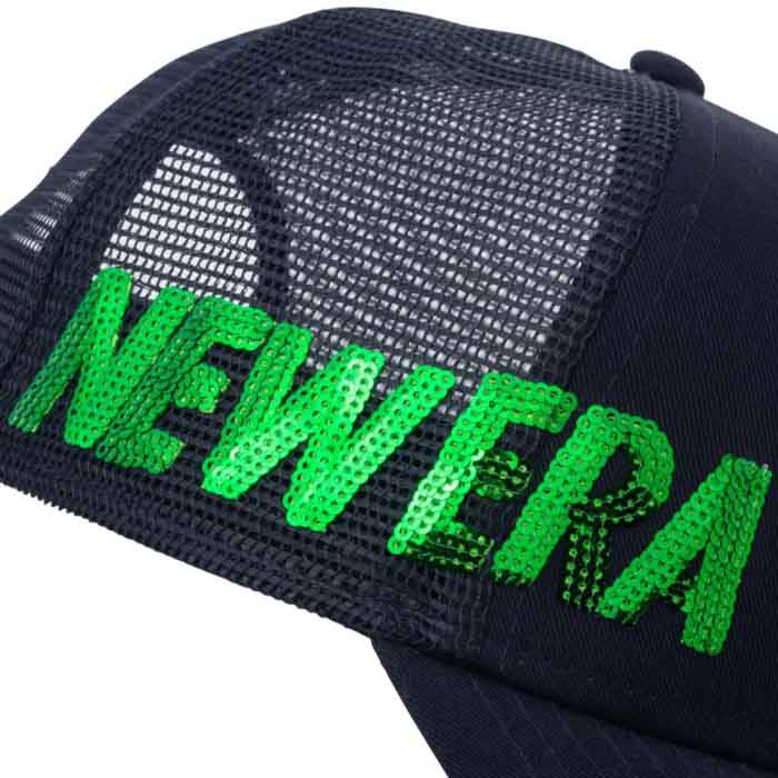 ニューエラ NEW ERA 14109233 9FORTY A-Frame トラッカー Sequins ネイビー 帽子 メッシュ キャップ｜wizard｜04