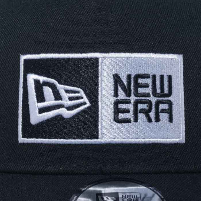 ニューエラ NEW ERA 14109265 9FORTY A-Frame トラッカー Mesh Embroidery ボックスロゴ ブラック 帽子 メッシュ キャップ｜wizard｜05