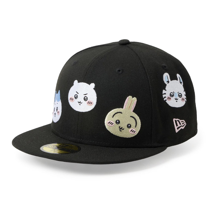 ちいかわ ニューエラ　ニット帽NEW ERA® 黒・グレー・ピンク、3色セット NEW ERA（ニューエラ） NEW ERA 14864521 59FIFTY ちいかわ / キャラ