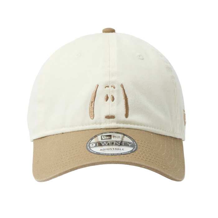 ニューエラ NEW ERA 14865366 9TWENTY Vintage PEANUTS ピーナッツ 2-Tone クロームホワイト/カーキ 帽子 CAP キャップ スヌーピー | NEW ERA | 03