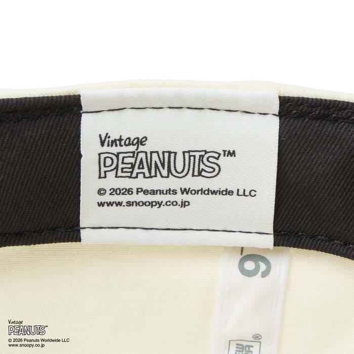 ニューエラ NEW ERA 14865366 9TWENTY Vintage PEANUTS ピーナッツ 2-Tone クロームホワイト/カーキ 帽子 CAP キャップ スヌーピー | NEW ERA | 09