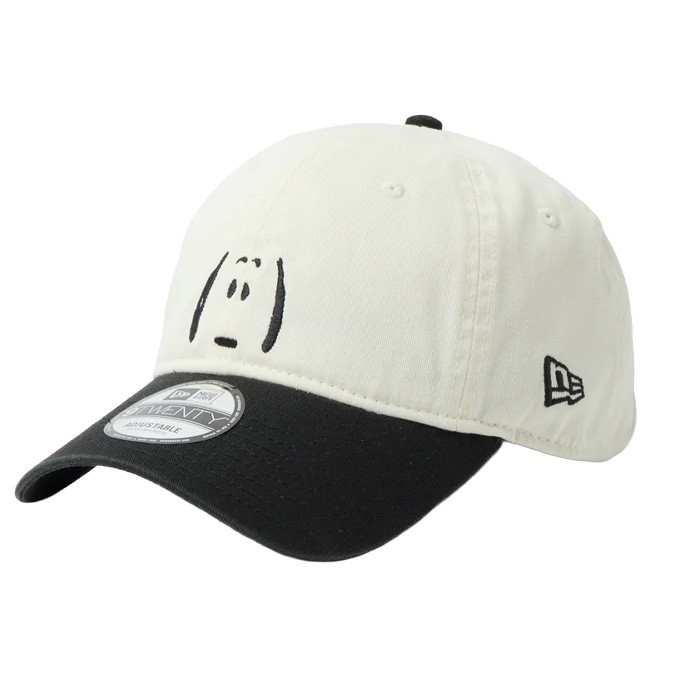 �j���[�G�� NEW ERA 14865366 9TWENTY Vintage PEANUTS �s�[�i�b�c 2-Tone �N���[���z���C�g/�J�[�L �X�q CAP �L���b�v �X�k�[�s�[