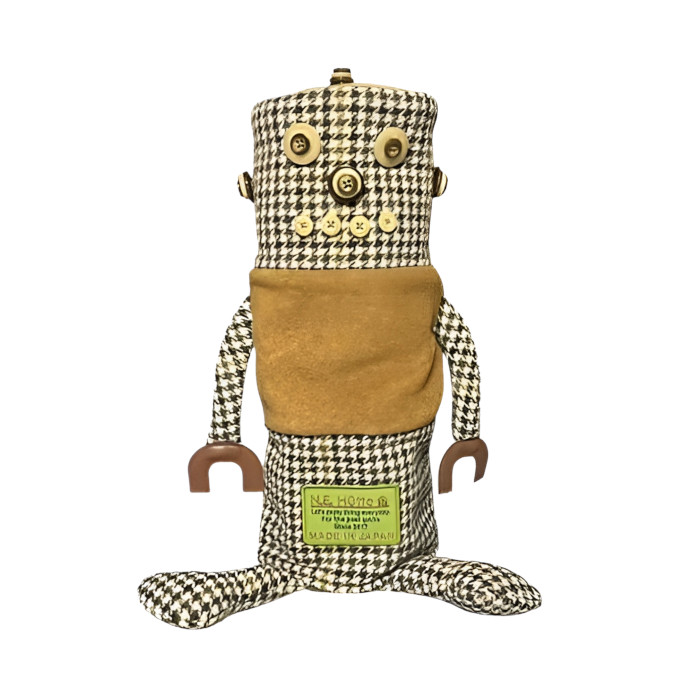 エヌ.イー.ヒュッテ N.E.Hutte ドライバー用 ロボット型 ヘッドカバー ガンマンくん お洒落 キャラクター エヌイーヒュッテ 日本製