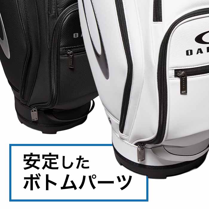 OAKLEY キャディバッグ（色：ホワイト系）｜ゴルフ用バッグ｜ゴルフ