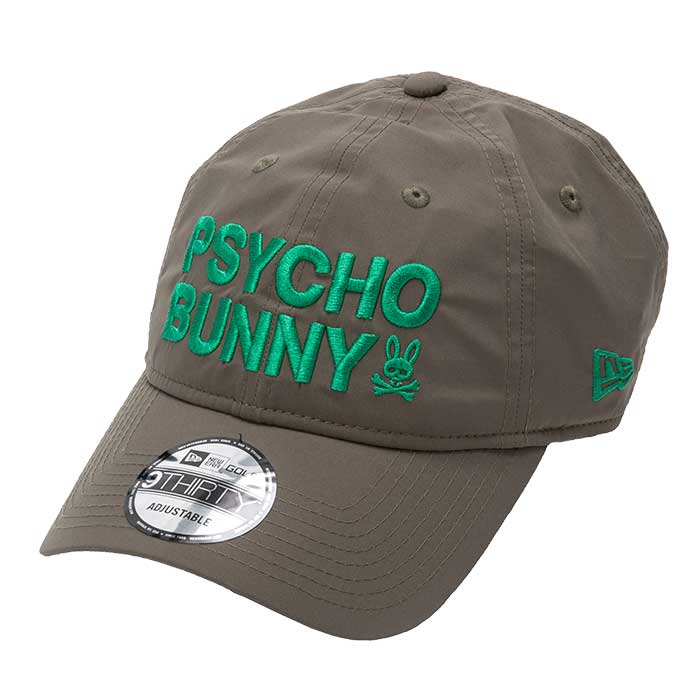 サイコバニー Psycho Bunny PBMG351F PB NEW ERA コラボ CAP ゴルフ 帽子 キャップ ニューエラ｜wizard