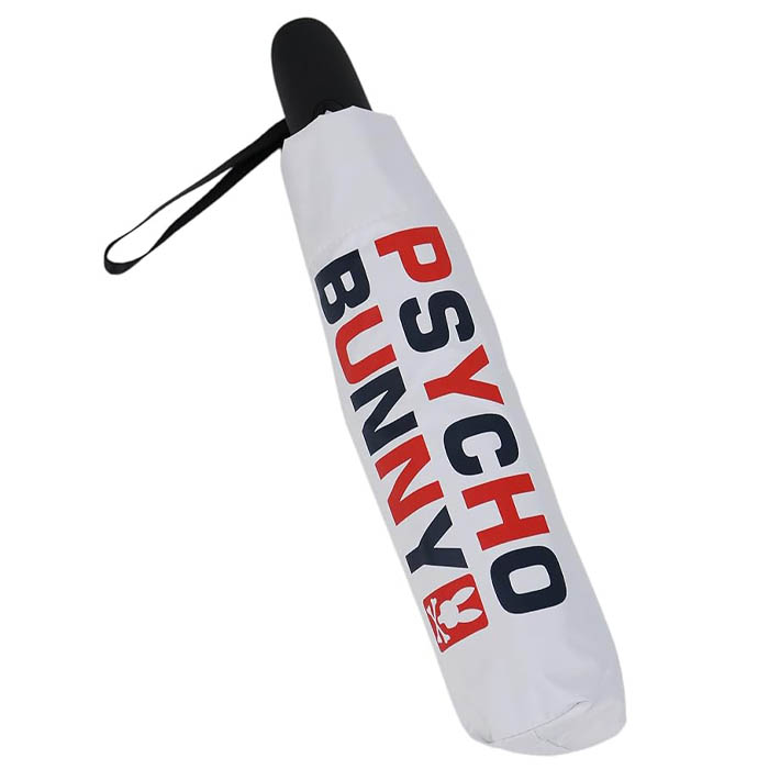 【定価13,200円】サイコバニーゴルフアンブレラ UVカット率99％以上 遮光 (PBMG0FEX ホワイト)【 Psycho Bunny 正規品】新品値札付き Psycho Bunny サイコバニー PSYCHO BUNNY PBMG4FEX PB UMBRELLA