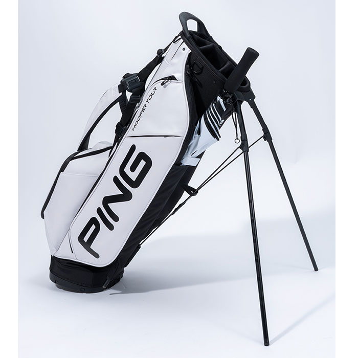 在庫1限定PING Hooferツアー白スタンドバッグtourフーファーusピン PING ピン ゴルフ GOLF 37654-101 244 HOOFER TOUR ツアー
