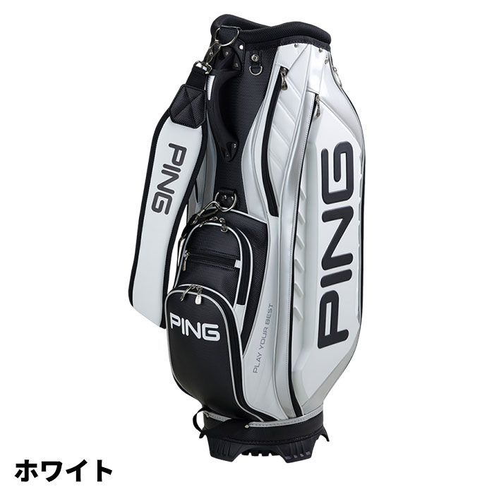 PING GOLF ピン ハイグレード エナメル キャディバッグ 新品！ PING GOLF ピン ハイグレード エナメル キャディバッグ9.5型
