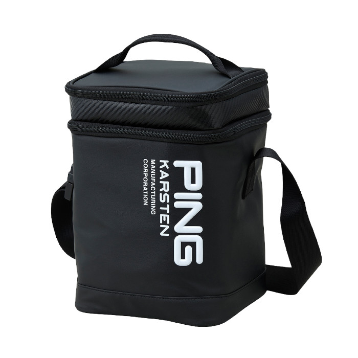 【送料込み】美品PING PU クラシック ゴルフバッグ　メンズ　レディース　黒 PING（ピン） PING PU CLASSIC CB-F2401 / ピン PUクラシック キャディ