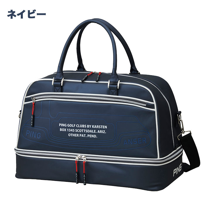 新品【PING】フォルダブルボストン ネイビー PING（ピン） ゴルフ PING GB-U2618 ANSER ボストンバッグ 39301