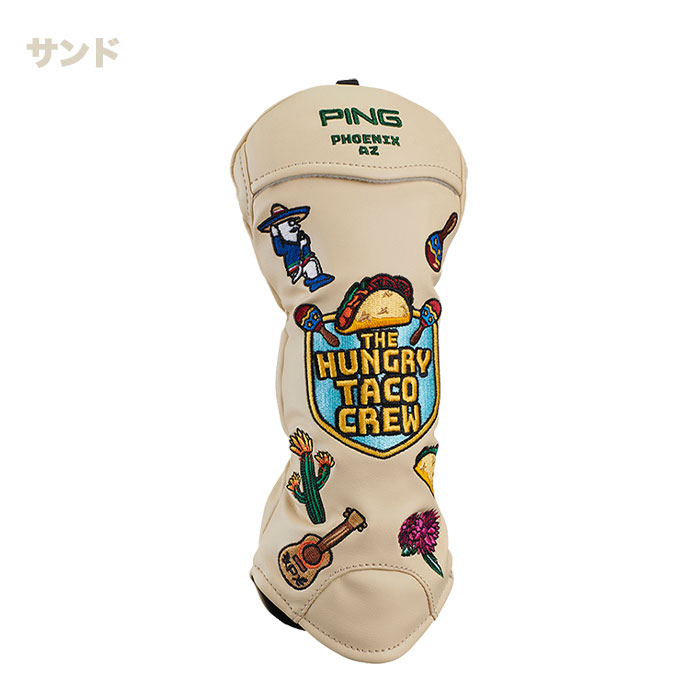 ピン ゴルフ PING HC-N2622 TACOS ハイブリッド用 ヘッドカバー 39320 HC UT ユーティリティ タコス | PING | 04