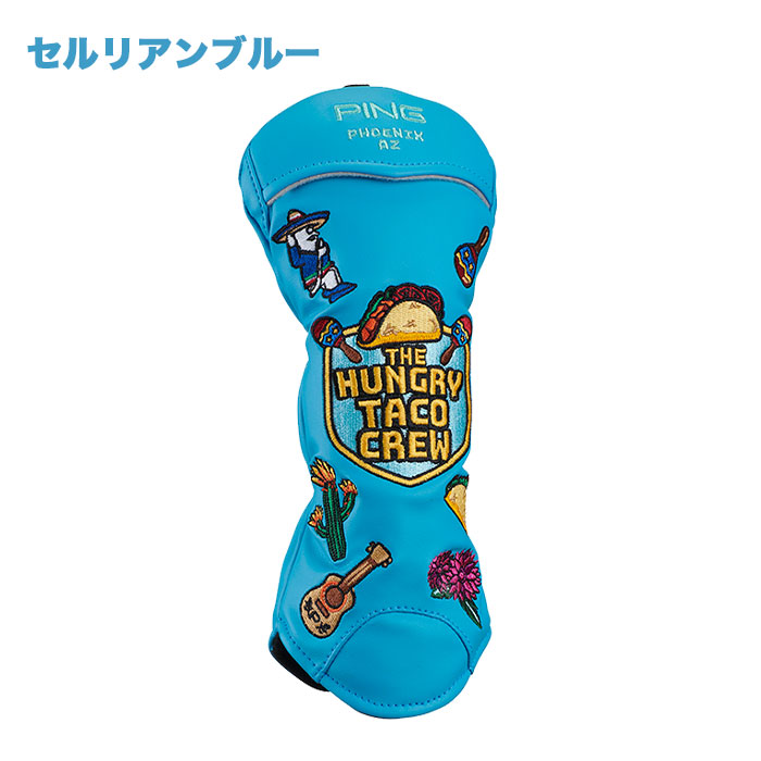ピン ゴルフ PING HC-N2622 TACOS ハイブリッド用 ヘッドカバー 39320 HC UT ユーティリティ タコス | PING | 05