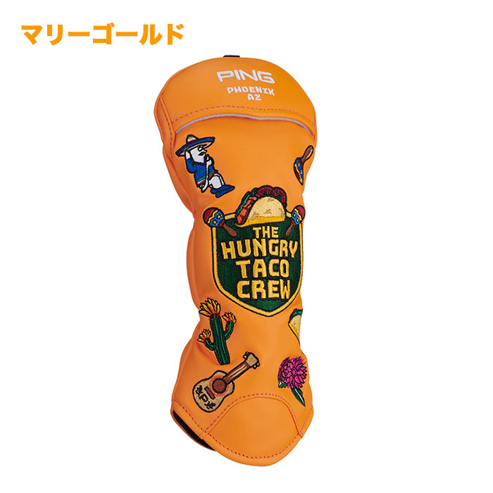 ピン ゴルフ PING HC-N2622 TACOS ハイブリッド用 ヘッドカバー 39320 HC UT ユーティリティ タコス | PING | 06