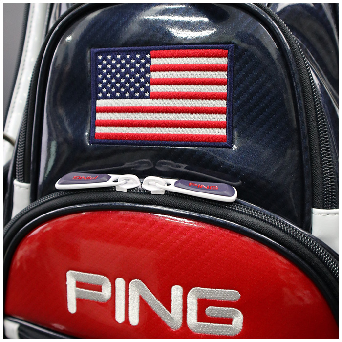 ピン ゴルフ PING CB-C2201 MR.PING LIMITED キャディバッグ 9.5インチ 36494-01 ピンゴルフ ゴルフバッグ  星柄 トリコ