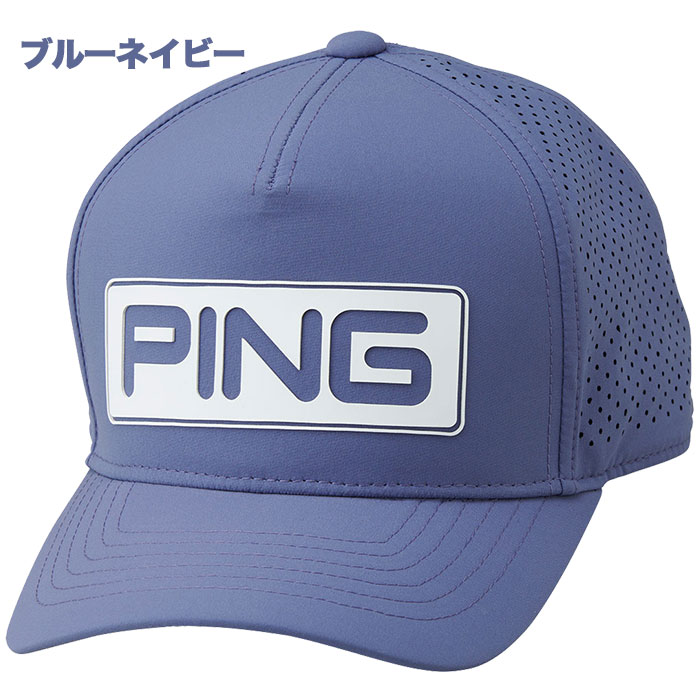 サイズ：M PING ピン 2025年モデル フード付 ジップジャケット  ネイビー系 [240101504256] ゴルフウェア レディース ストスト PING ピン ゴルフ HW-T2501 TOUR キャップ 2025年モデル 帽子