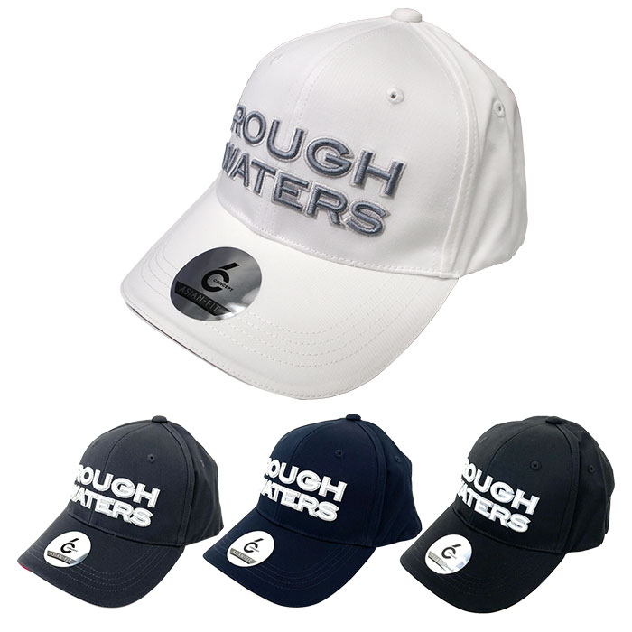 ラフウォーター ROUGH WATERS SB-MRW13 ロゴマーク ゴルフ 綿 キャップ 帽子 CAP｜wizard