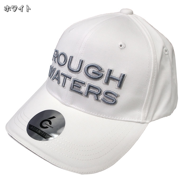 ラフウォーター ROUGH WATERS SB-MRW13 ロゴマーク ゴルフ 綿 キャップ 帽子 CAP｜wizard｜02
