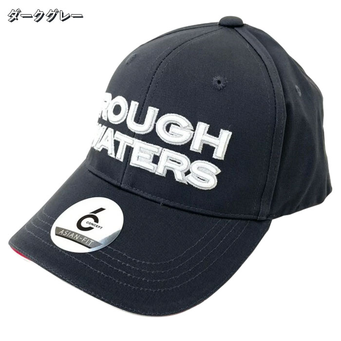 ラフウォーター ROUGH WATERS SB-MRW13 ロゴマーク ゴルフ 綿 キャップ 帽子 CAP｜wizard｜03