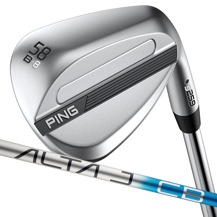 ピン ゴルフ PING S259 クロム ウェッジ B GRIND バウンスグラインド ウエッジ PING ALTA J CB BLUE 日本正規品 左右選択可