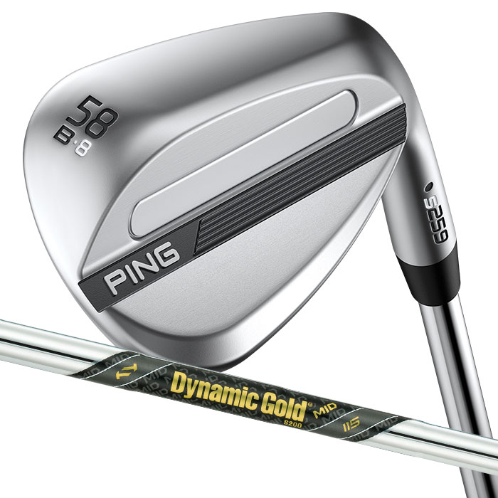 ピン ゴルフ PING S259 クロム ウェッジ B GRIND バウンスグラインド ウエッジ DG MID 115 日本正規品 左右選択可