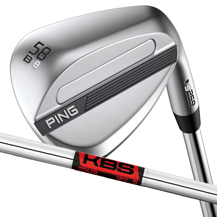 ピン ゴルフ PING S259 クロム ウェッジ B GRIND バウンスグラインド ウエッジ KBS TOUR 日本正規品 左右選択可